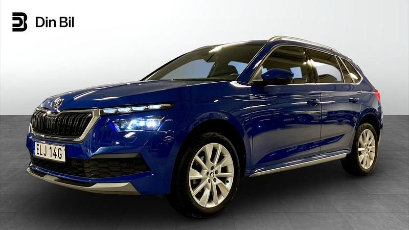 Begagnad Skoda Kamiq Style 110 HK (80 kW) 2023 Energy blue SUV
