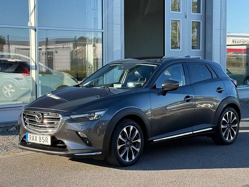 Grå Begagnad 2019 Mazda CX-3 SUV | 179 800 kr (Lite dyr) - Bild 1/4