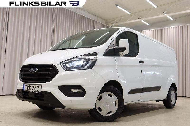 Vit (frozen white) Begagnad 2019 Ford Transit Custom Van | 129 900 kr (Superpris) - Bild 1/4