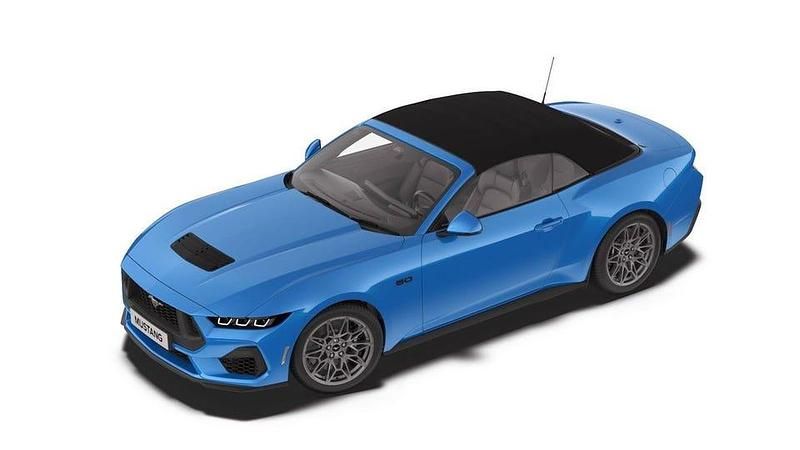 Vit Begagnad 2024 Ford Mustang GT Convertible Cab | 709 900 kr - Bild 1/4