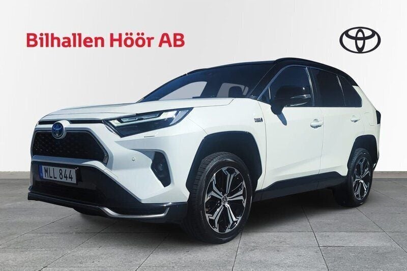 Vit Begagnad 2022 Toyota RAV4 Hybrid Premium SUV | 369 900 kr (Marknadspris) - Bild 1/3