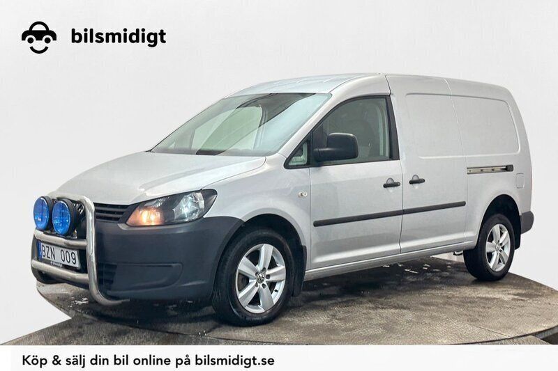 Silver Begagnad 2014 VW Caddy Maxi Minibuss | 114 900 kr (Lite dyr) - Bild 1/3