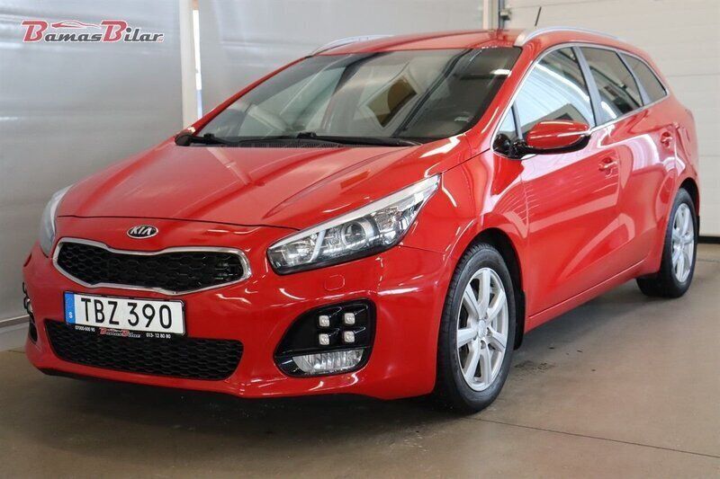 Röd Begagnad 2016 Kia Ceed Sportswagon GT-Line Kombi | 124 900 kr (Lite dyr) - Bild 1/4