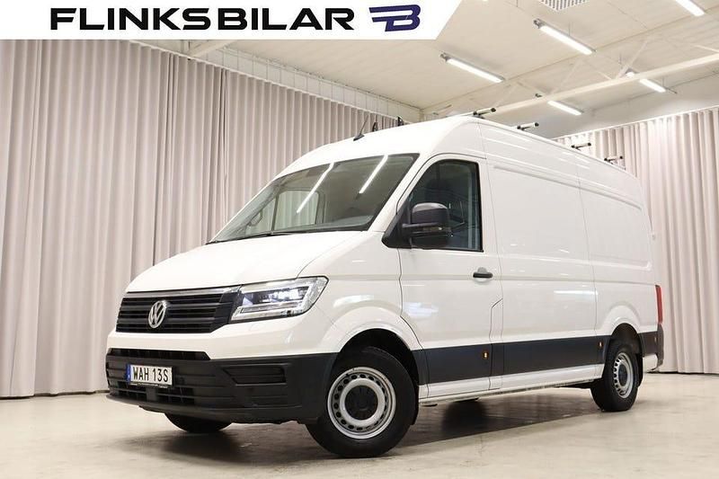 Vit Begagnad 2023 VW Crafter Van | 499 900 kr (Marknadspris) - Bild 1/4