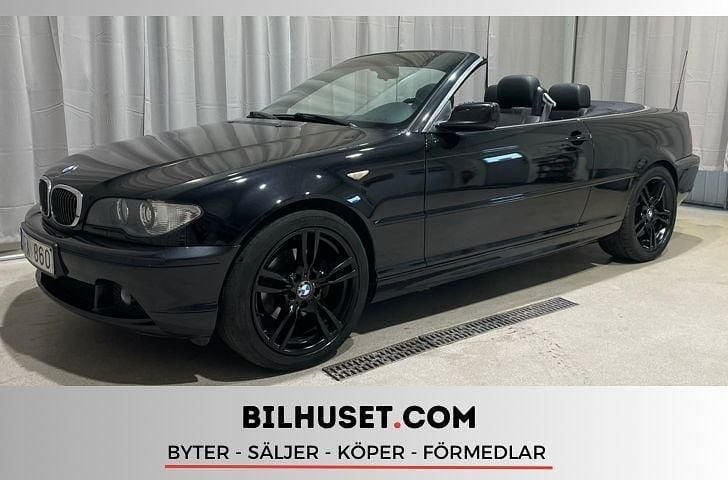 Svart Begagnad 2003 BMW 320 Cabriolet Cab | 99 000 kr (Marknadspris) - Bild 1/2