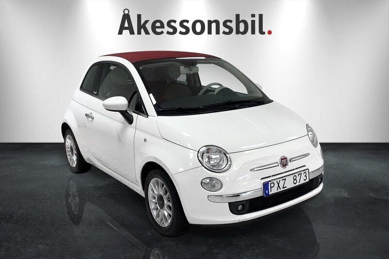 Vit Begagnad 2011 Fiat 500C Lounge Cab | 59 000 kr (Marknadspris) - Bild 1/2