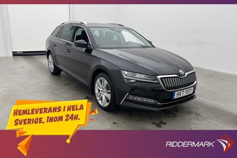 Svart Begagnad 2021 Skoda Superb Business Line Kombi | 288 800 kr (Marknadspris) - Bild 1/3