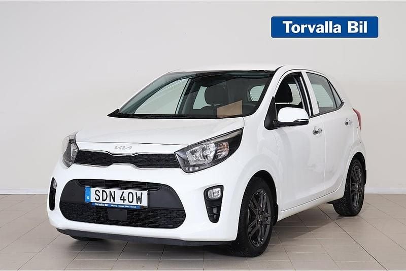 Vit Begagnad 2023 Kia Picanto Advance Halvkombi | 159 900 kr (Marknadspris) - Bild 1/4