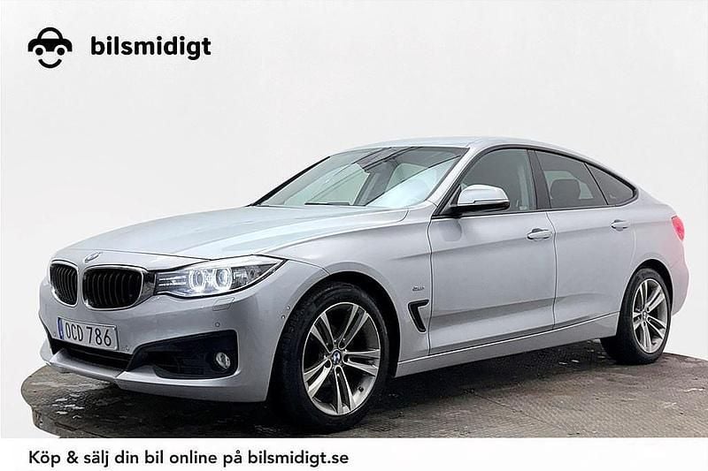 Silver Begagnad 2016 BMW 320 Gran Turismo Sport Line Sedan | 168 900 kr (Marknadspris) - Bild 1/3