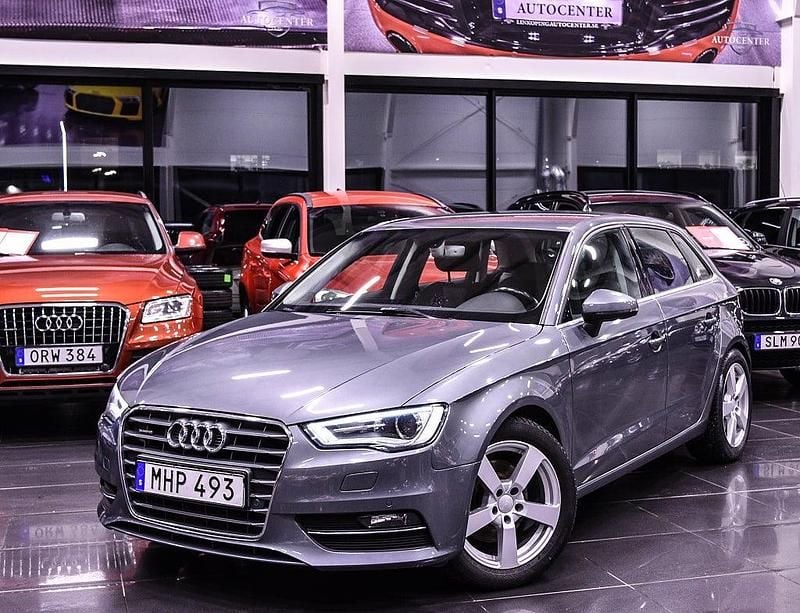 Begagnad Audi A3 Sportback Ambition 184 HK (135 kW) 2016 Grå Halvkombi