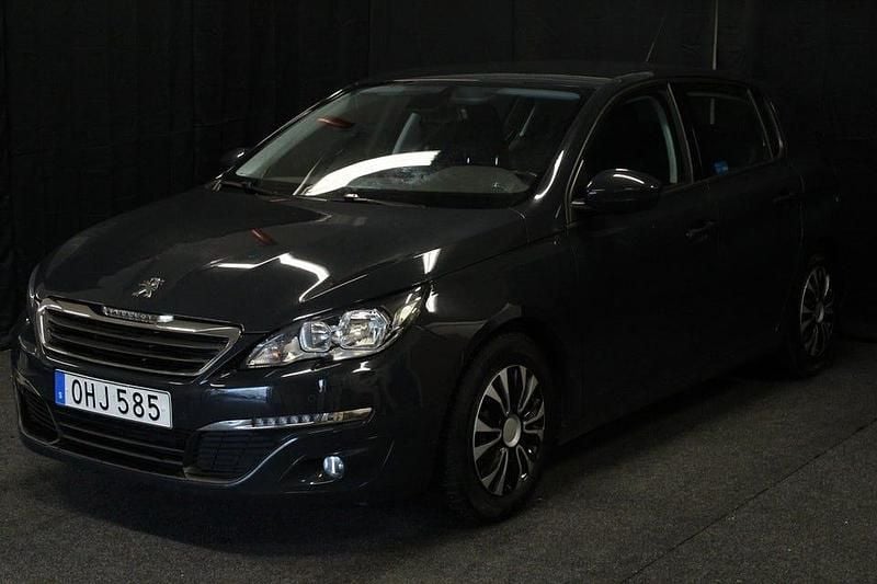 Begagnad Peugeot 308 Active 99 HK (72 kW) 2016 Mörkgrå Halvkombi