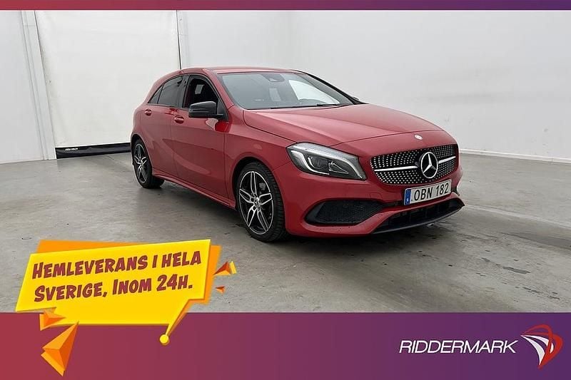 Röd Begagnad 2016 Mercedes A200 AMG Halvkombi | 189 900 kr (Marknadspris) - Bild 1/3