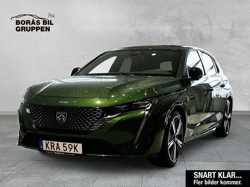 Grön Begagnad 2024 Peugeot 308 GT Halvkombi | 239 000 kr (Bra pris) - Bild 1/2