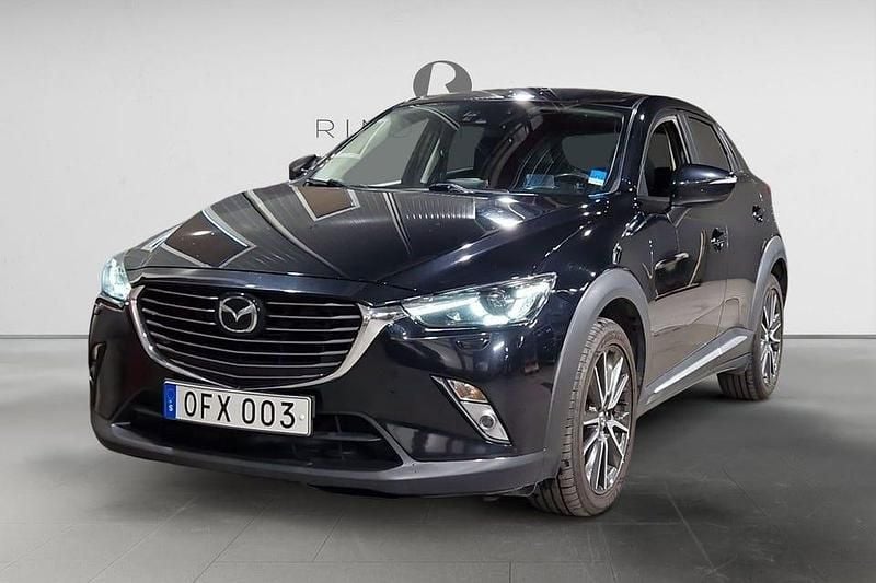 Svart Begagnad 2016 Mazda CX-3 Optimum SUV | 139 900 kr (Bra pris) - Bild 1/3
