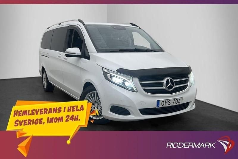 Vit Begagnad 2017 Mercedes V220 Minibuss | 337 800 kr (Marknadspris) - Bild 1/3
