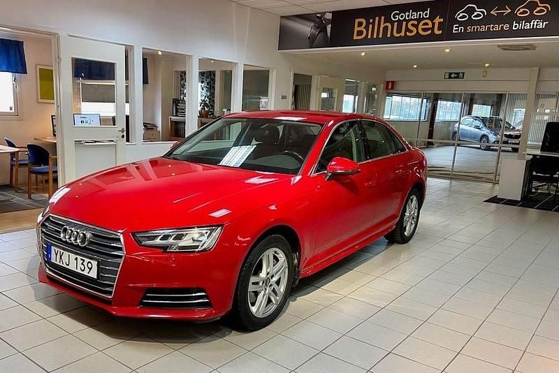 Röd Begagnad 2017 Audi A4 Proline Sedan | 184 900 kr (Bra pris) - Bild 1/3