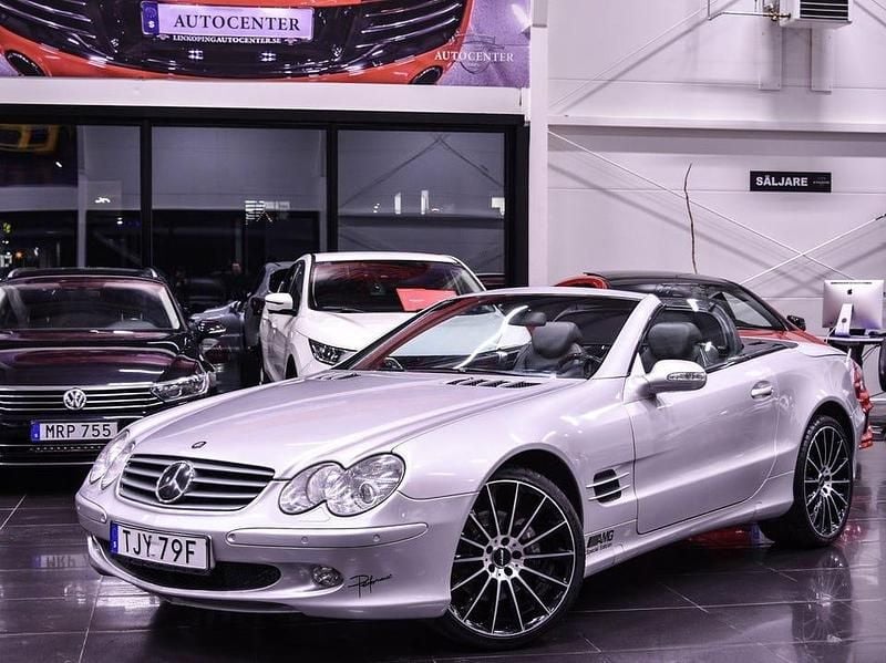 Silver Begagnad 2002 Mercedes SL500 AMG Cab | 169 900 kr - Bild 1/4