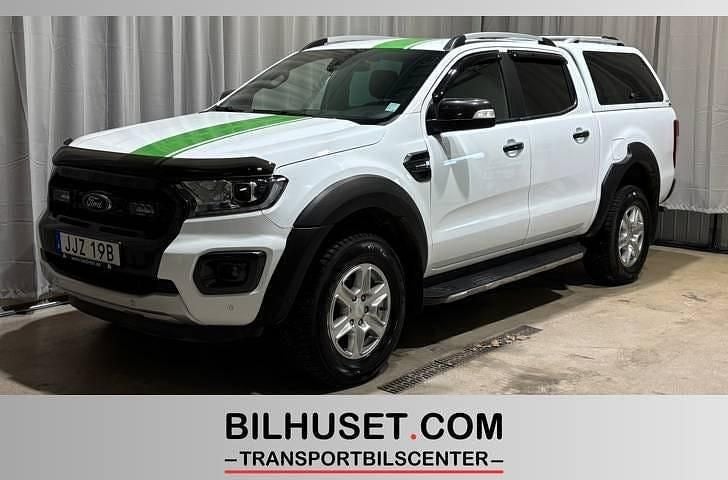 Vit Begagnad 2021 Ford Ranger Pickup | 449 000 kr (Marknadspris) - Bild 1/4