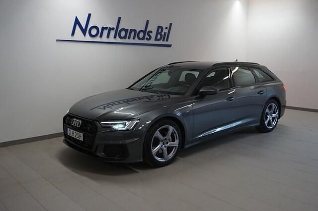 Daytonagrå pärleffekt Begagnad 2024 Audi A6 S-Line Kombi | 559 900 kr - Bild 1/4