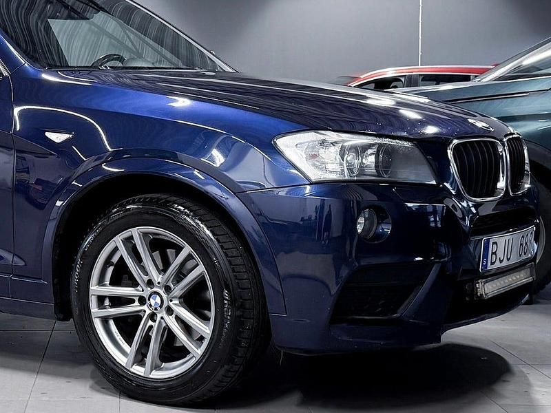 Begagnad BMW X3 M Sport 184 HK (135 kW) 2011 Blå SUV