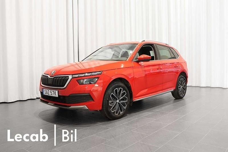 Röd Begagnad 2021 Skoda Kamiq SUV | 244 500 kr (Marknadspris) - Bild 1/4