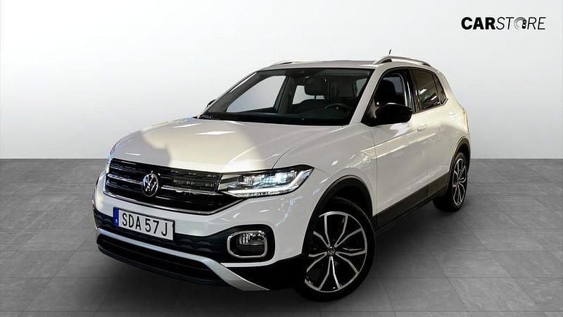Vit Begagnad 2023 VW T-Cross GT SUV | 239 900 kr (Marknadspris) - Bild 1/4