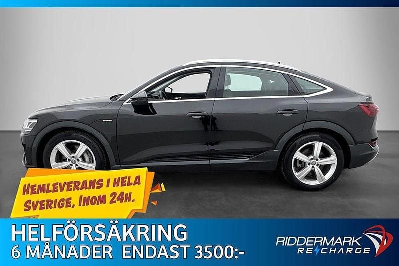 Svart Begagnad 2020 Audi e-tron Sportback SUV | 337 900 kr (Superpris) - Bild 1/3