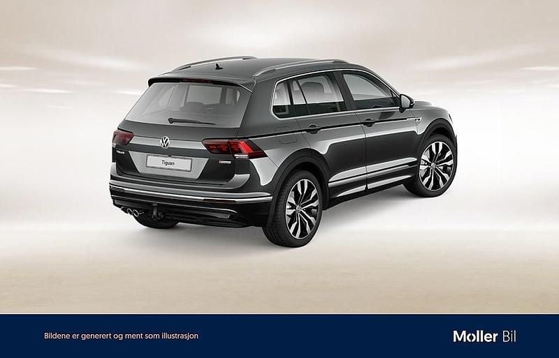 Begagnad VW Tiguan R-line 190 HK (139 kW) 2019 Indium grey metallic SUV