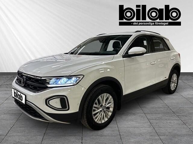 Vit Begagnad 2022 VW T-Roc Life SUV | 204 900 kr (Marknadspris) - Bild 1/4
