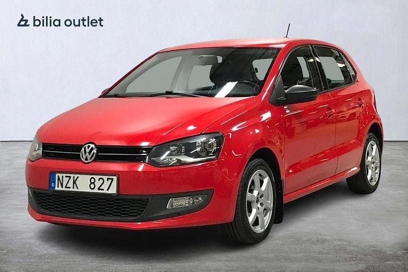 Röd Begagnad 2013 VW Polo Halvkombi | 79 900 kr (Marknadspris) - Bild 1/3