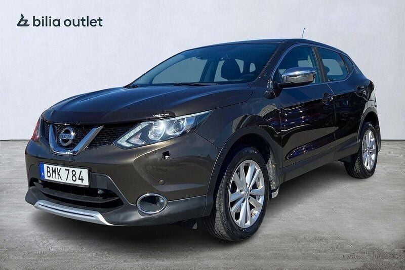 Brun Begagnad 2015 Nissan Qashqai SUV | 109 900 kr (Marknadspris) - Bild 1/3