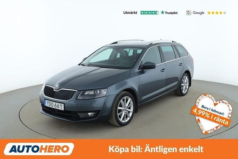 Grå Begagnad 2016 Skoda Octavia Style Kombi | 126 000 kr (Marknadspris) - Bild 1/4