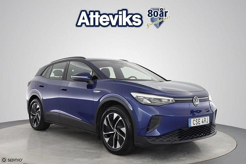 Blå Begagnad 2022 VW ID.4 Pro Performance SUV | 344 900 kr (Superpris) - Bild 1/3