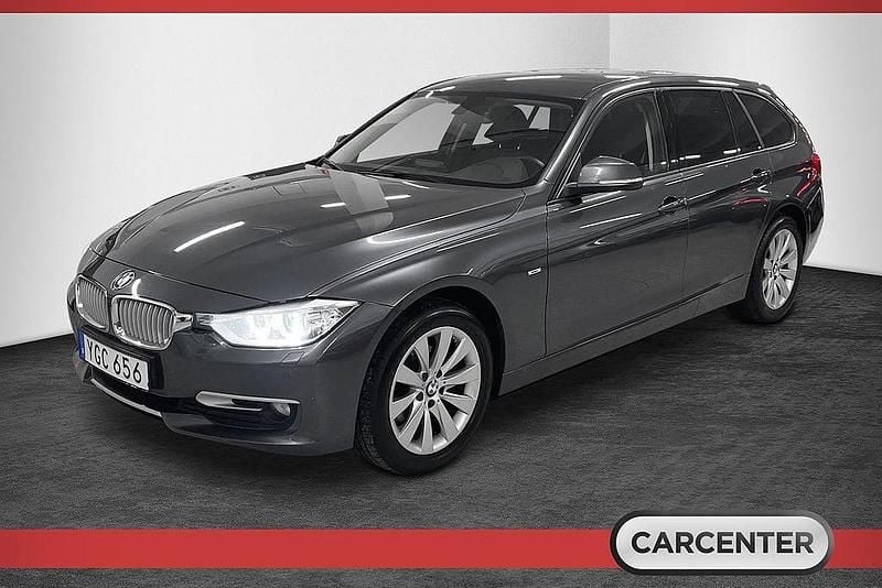 Grå Begagnad 2014 BMW 320 Kombi | 99 900 kr (Superpris) - Bild 1/4