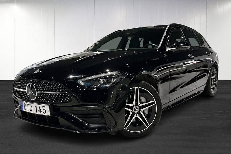 Svart Begagnad 2023 Mercedes C300 AMG Kombi | 439 900 kr - Bild 1/4