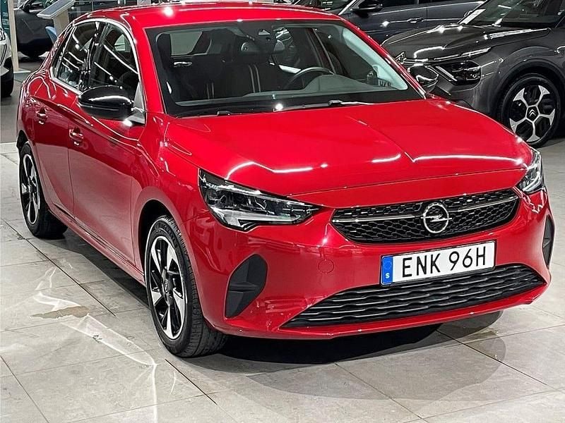 Hot red Begagnad 2022 Opel Corsa-e Design Edition Halvkombi | 169 900 kr (Bra pris) - Bild 1/3