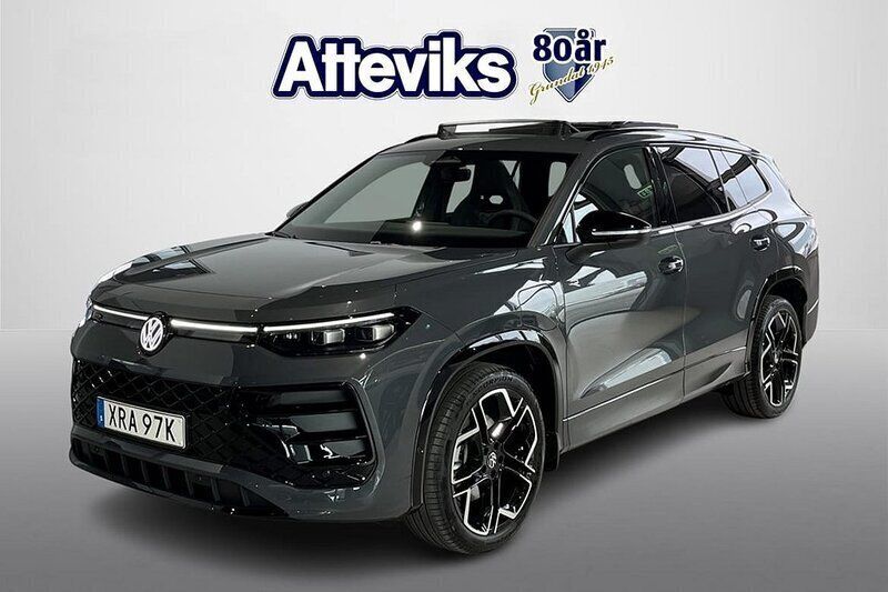 Grå Ny 2025 VW Tayron R-line SUV | 704 600 kr (Marknadspris) - Bild 1/4