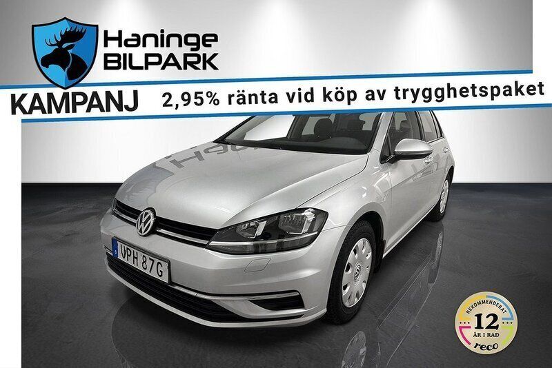 Silver Begagnad 2019 VW Golf VII Halvkombi | 119 900 kr (Bra pris) - Bild 1/2