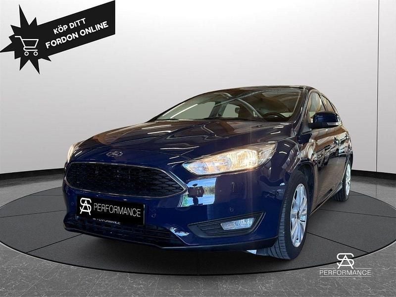 Blå Begagnad 2017 Ford Focus Kombi | 134 900 kr (Marknadspris) - Bild 1/4
