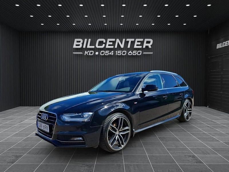 Begagnad Audi A4 S-Line 150 HK (110 kW) 2014 Svart Kombi