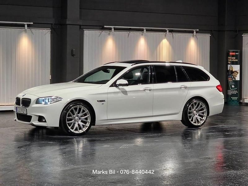 Begagnad BMW 535 M Sport 313 HK (230 kW) 2015 Vit Kombi