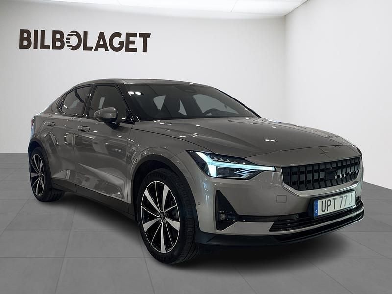 Begagnad Polestar 2 Long Range Dual motor 219 kW (299 HK) 2021 Grå Halvkombi