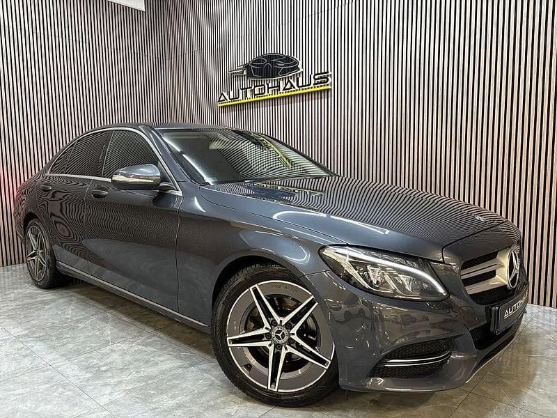 Grå Begagnad 2015 Mercedes C220 Sedan | 159 900 kr (Lite dyr) - Bild 1/4