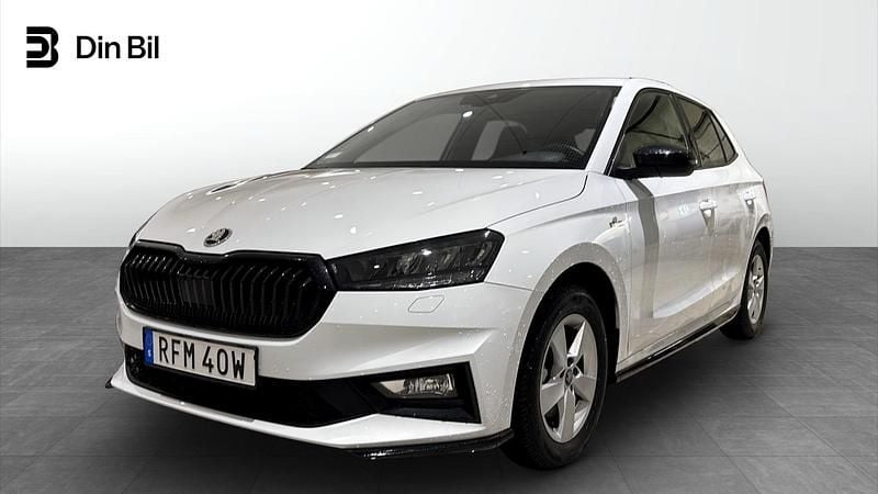 Begagnad Skoda Fabia Monte Carlo 150 HK (110 kW) 2025 Moon white metallic Halvkombi