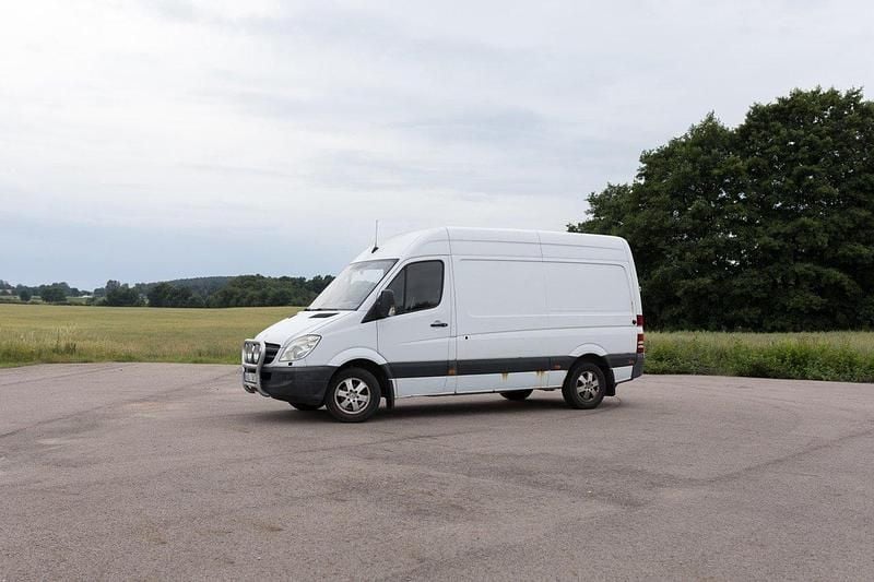 Vit Begagnad 2008 Mercedes Sprinter Van | 75 000 kr (Bra pris) - Bild 1/4