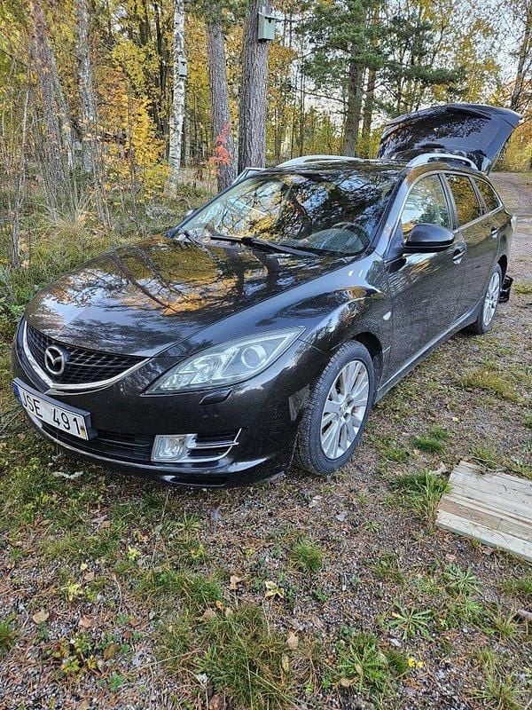 Svart Begagnad 2008 Mazda 6 Comfort Kombi | 20 000 kr (Bra pris) - Bild 1/4