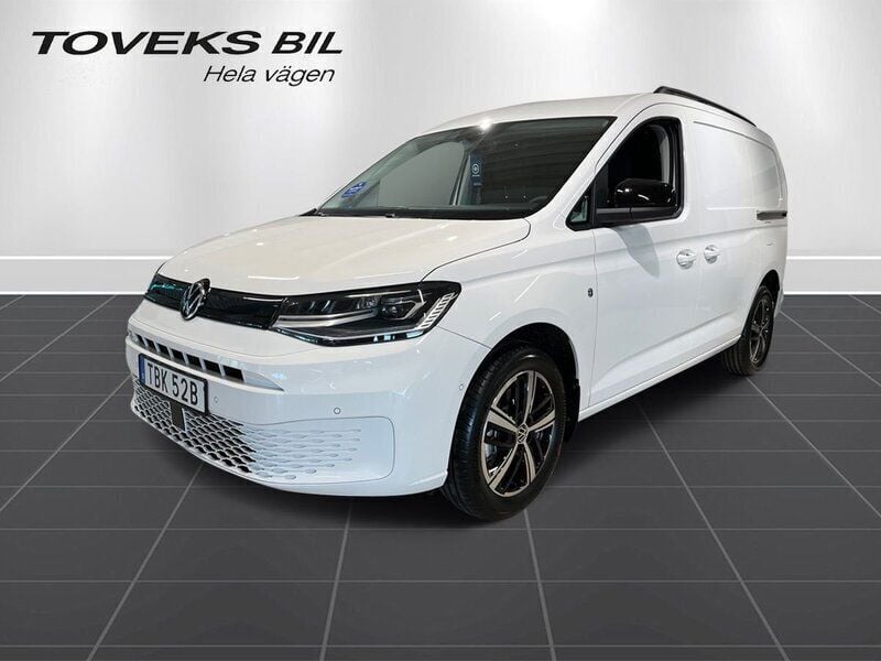 Vit Ny 2025 VW Caddy Maxi Minibuss | 461 250 kr (Lite dyr) - Bild 1/4