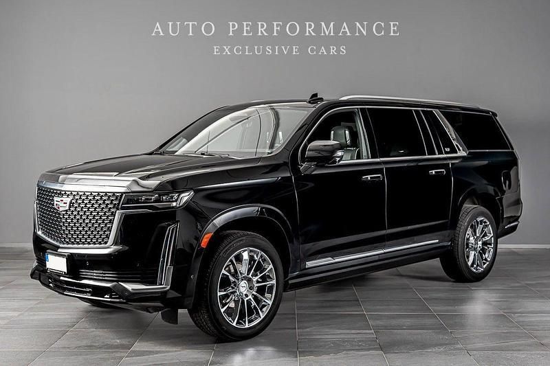 Svart Begagnad 2021 Cadillac Escalade SUV | 1 349 900 kr - Bild 1/4
