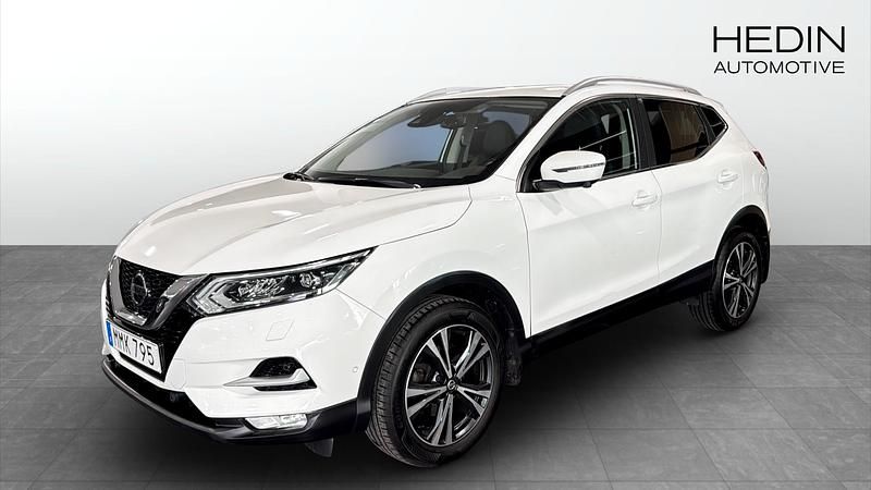 Vit Begagnad 2019 Nissan Qashqai Tekna SUV | 169 900 kr (Marknadspris) - Bild 1/4