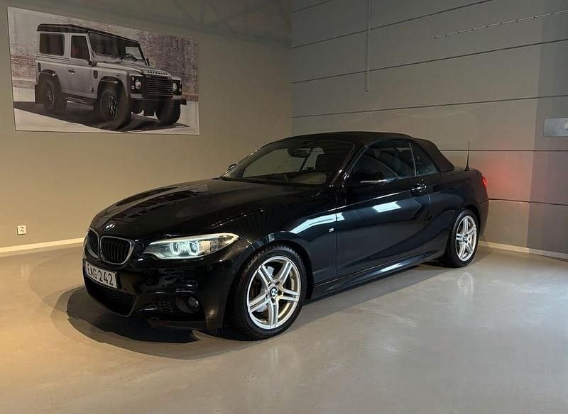 Begagnad BMW 220 M Sport 184 HK (135 kW) 2014 Svart Cab